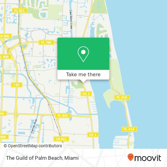 Mapa de The Guild of Palm Beach