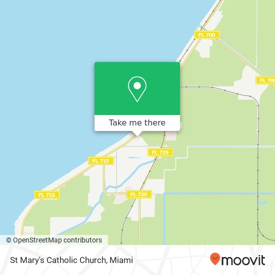 St Mary's Catholic Church map