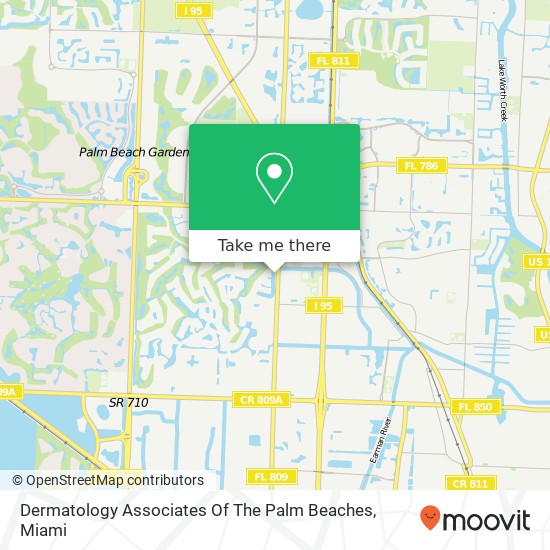 Mapa de Dermatology Associates Of The Palm Beaches