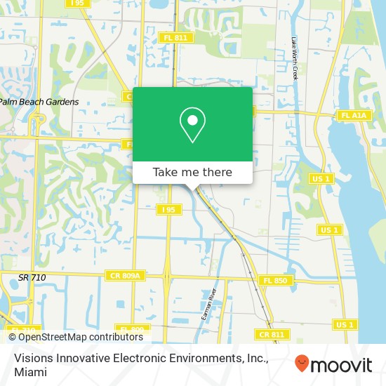 Mapa de Visions Innovative Electronic Environments, Inc.