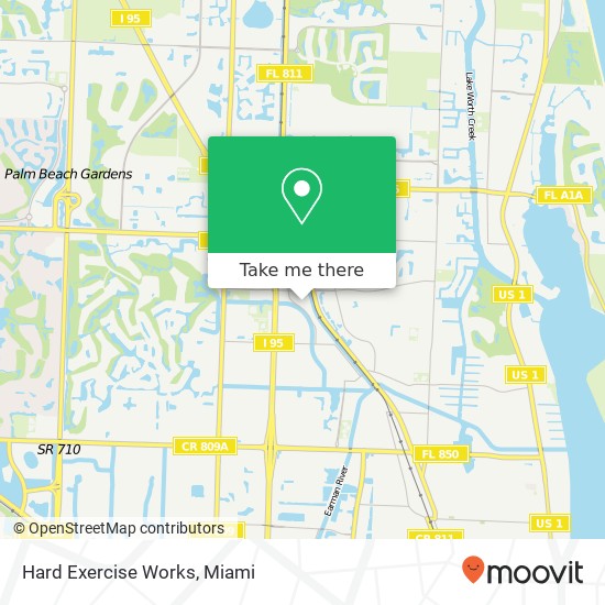 Hard Exercise Works map
