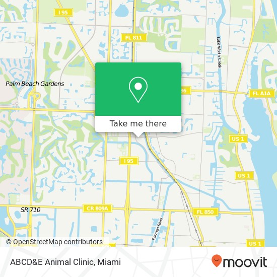 ABCD&E Animal Clinic map