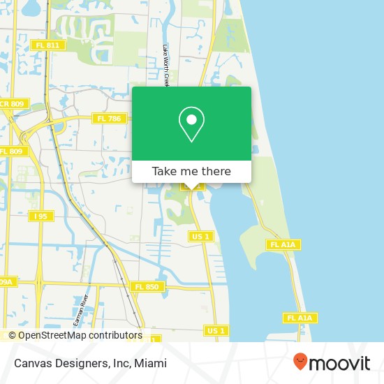 Canvas Designers, Inc map