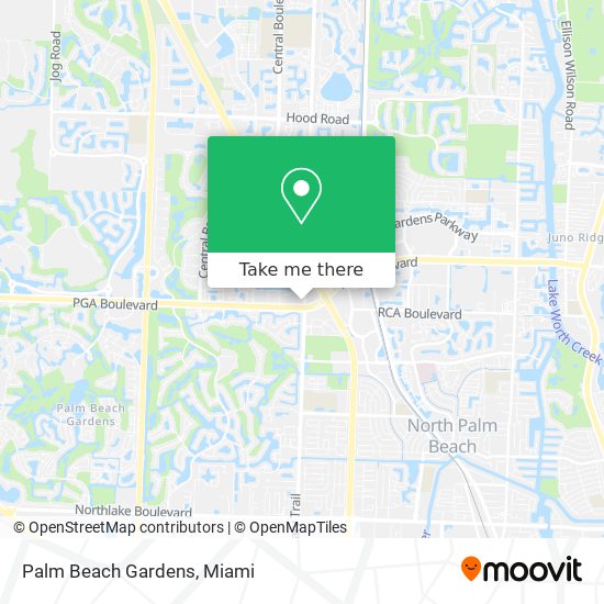 Mapa de Palm Beach Gardens