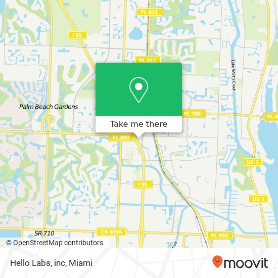 Mapa de Hello Labs, inc