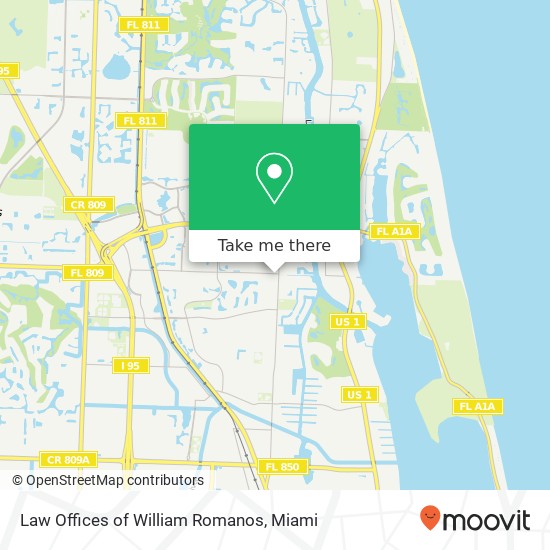 Law Offices of William Romanos map