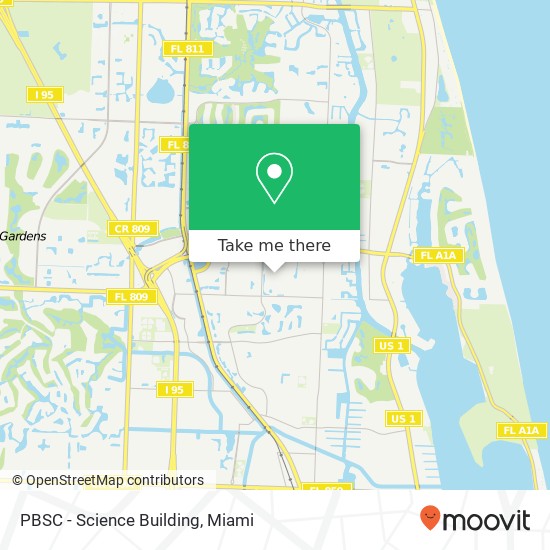 PBSC - Science Building map