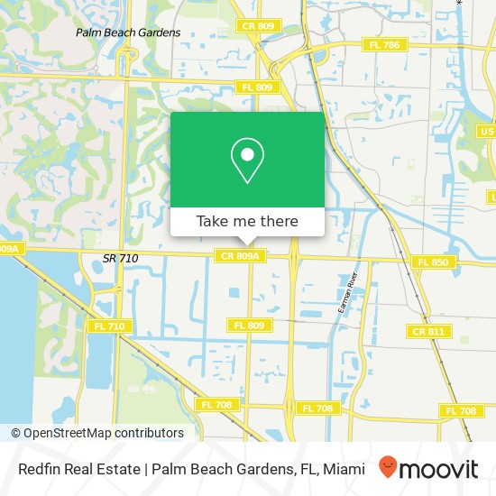 Mapa de Redfin Real Estate | Palm Beach Gardens, FL
