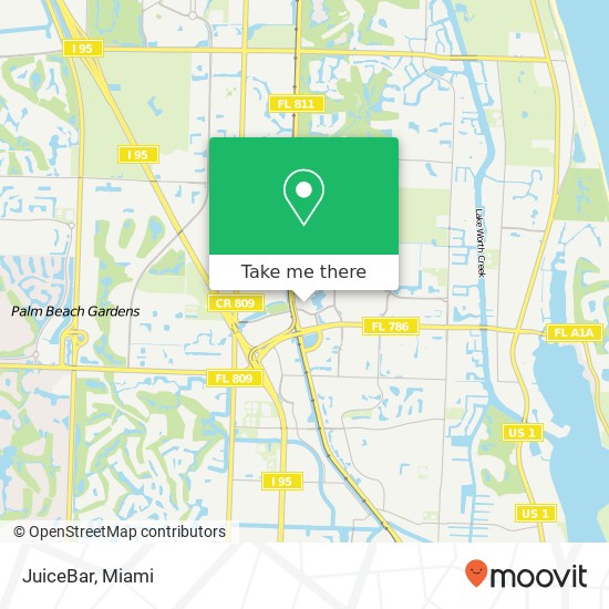 Mapa de JuiceBar