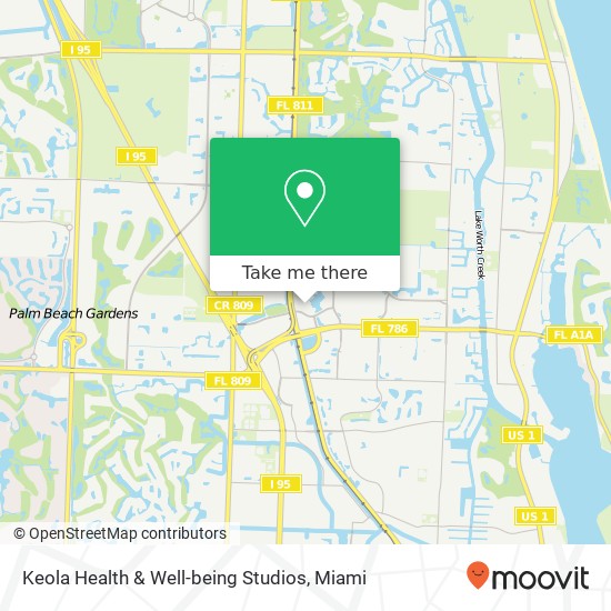 Keola Health & Well-being Studios map