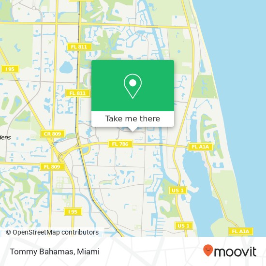 Tommy Bahamas map