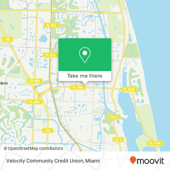 Velocity Community Credit Union map