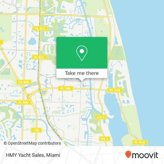 HMY Yacht Sales map