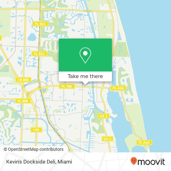 Mapa de Kevin's Dockside Deli