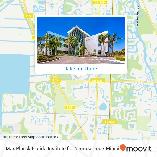 Mapa de Max Planck Florida Institute for Neuroscience