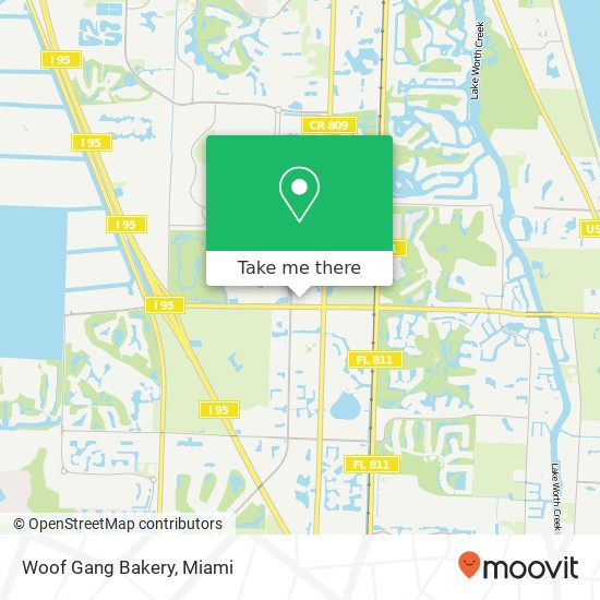 Woof Gang Bakery map