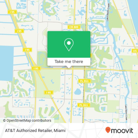 AT&T Authorized Retailer map