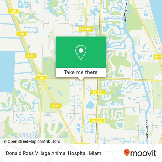 Donald Ross Village Animal Hospital map