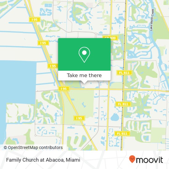 Mapa de Family Church at Abacoa