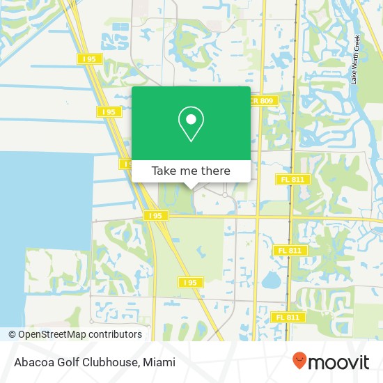 Abacoa Golf Clubhouse map