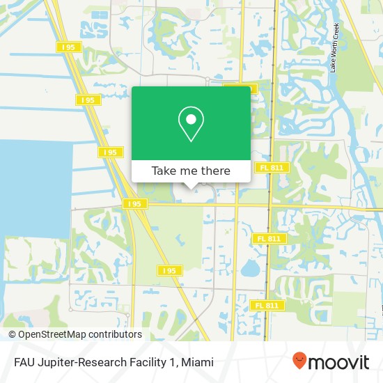 FAU Jupiter-Research Facility 1 map