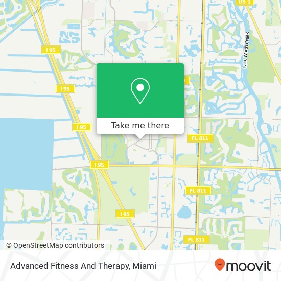 Mapa de Advanced Fitness And Therapy