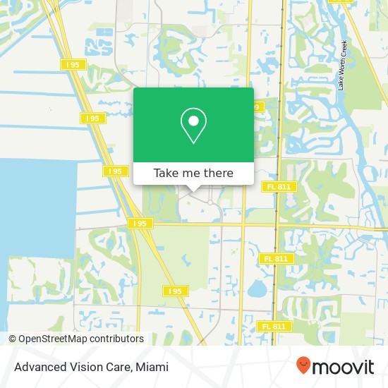 Advanced Vision Care map