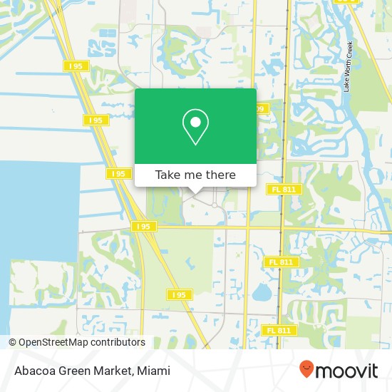 Abacoa Green Market map