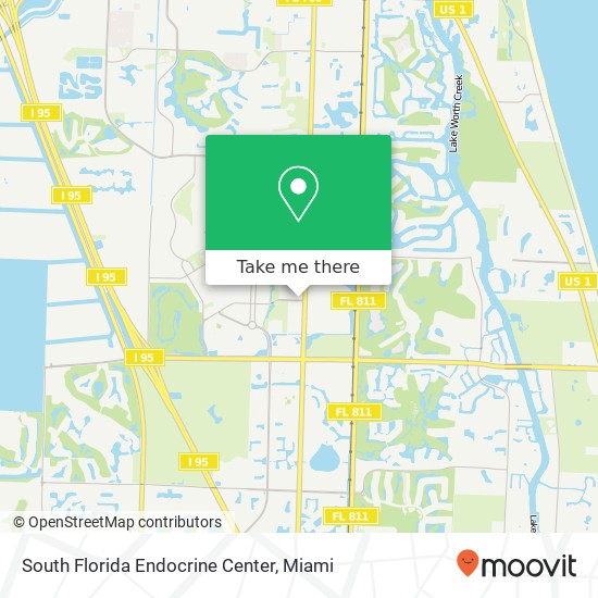 South Florida Endocrine Center map