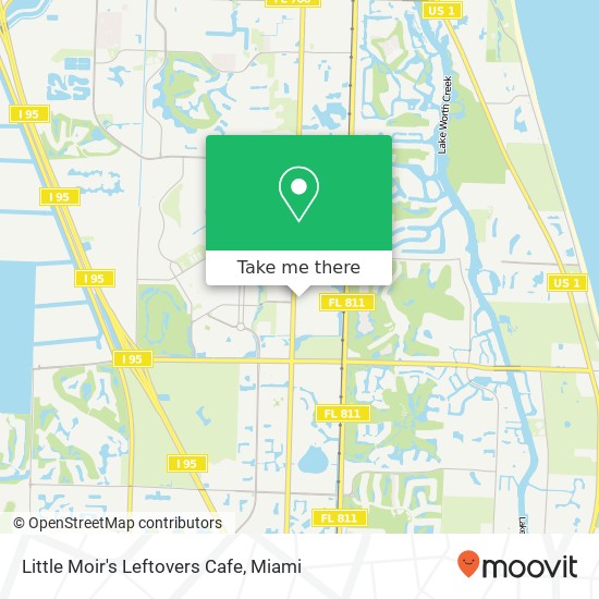 Mapa de Little Moir's Leftovers Cafe