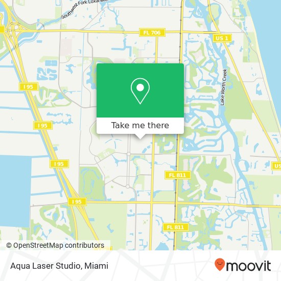 Mapa de Aqua Laser Studio