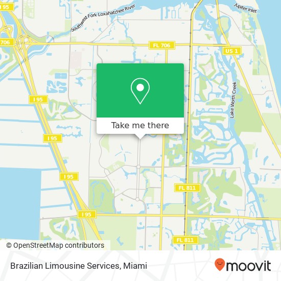 Mapa de Brazilian Limousine Services