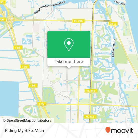 Riding My Bike map