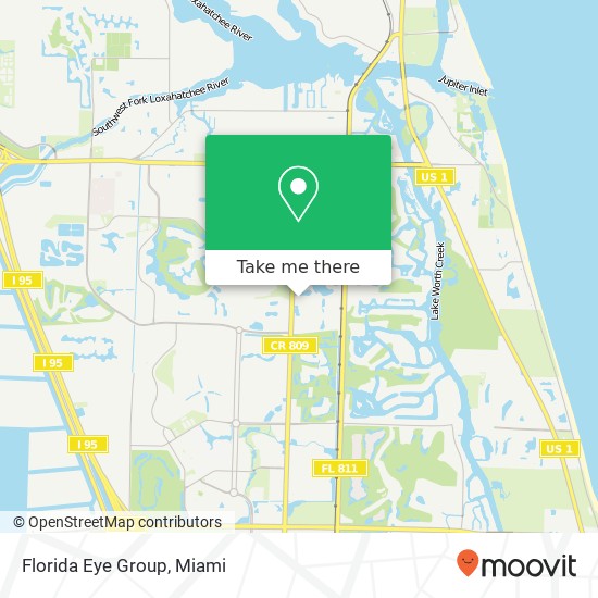 Mapa de Florida Eye Group