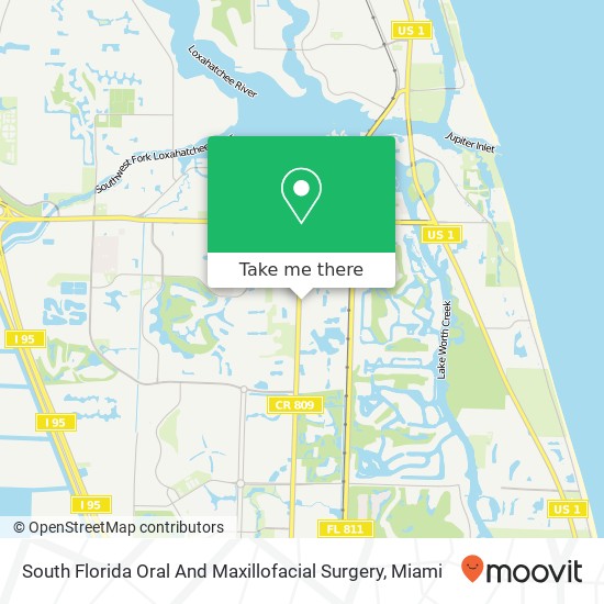 Mapa de South Florida Oral And Maxillofacial Surgery