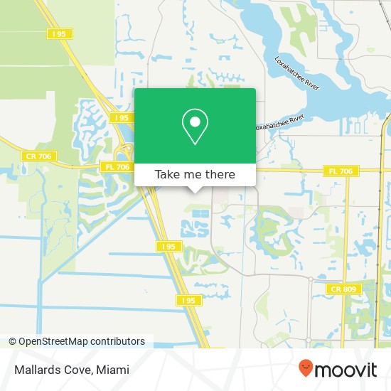 Mapa de Mallards Cove