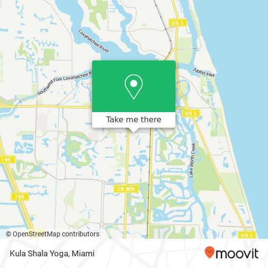 Mapa de Kula Shala Yoga