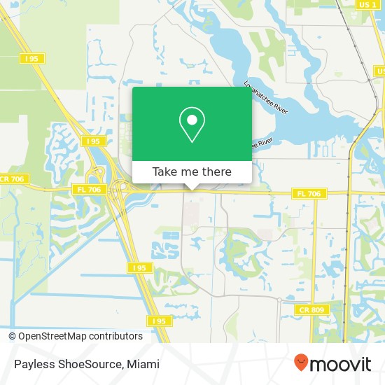 Payless ShoeSource map