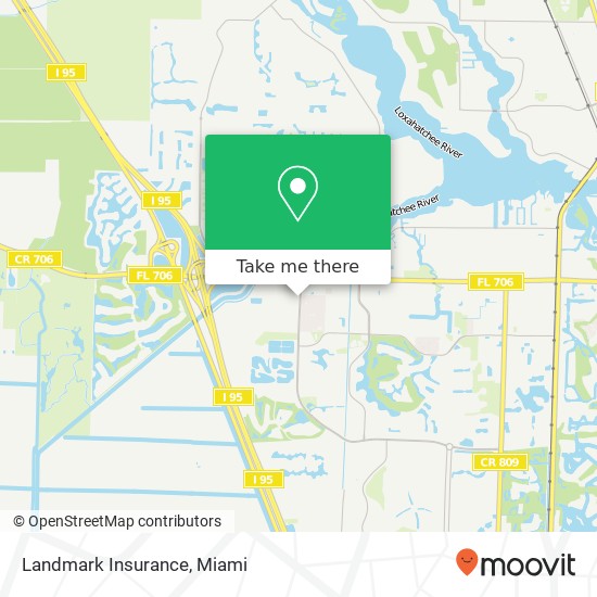 Landmark Insurance map