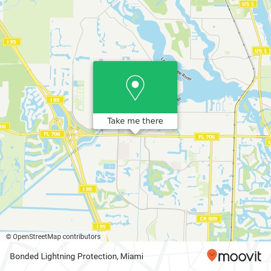 Mapa de Bonded Lightning Protection