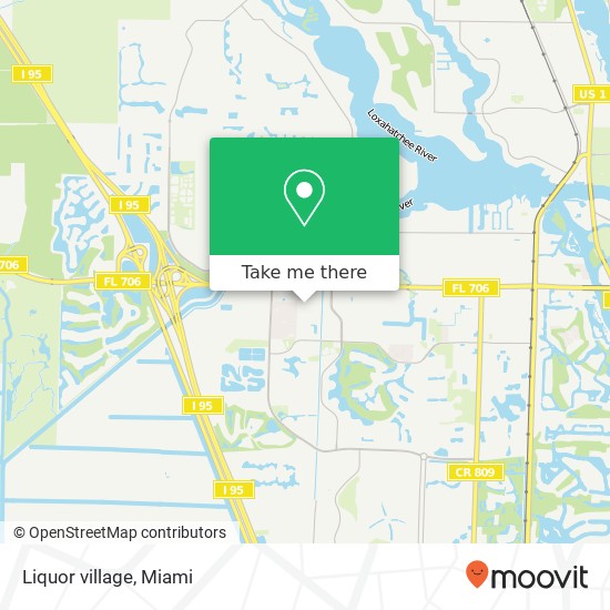 Mapa de Liquor village