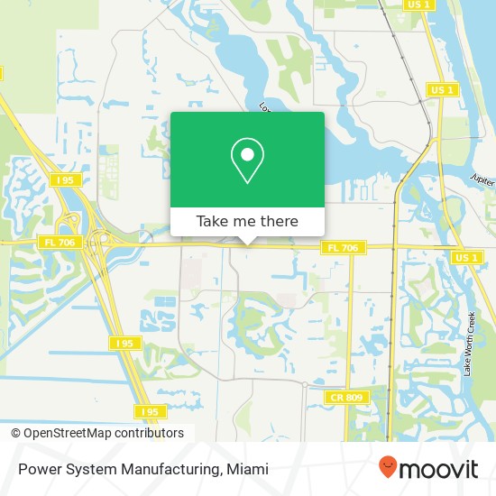 Mapa de Power System Manufacturing