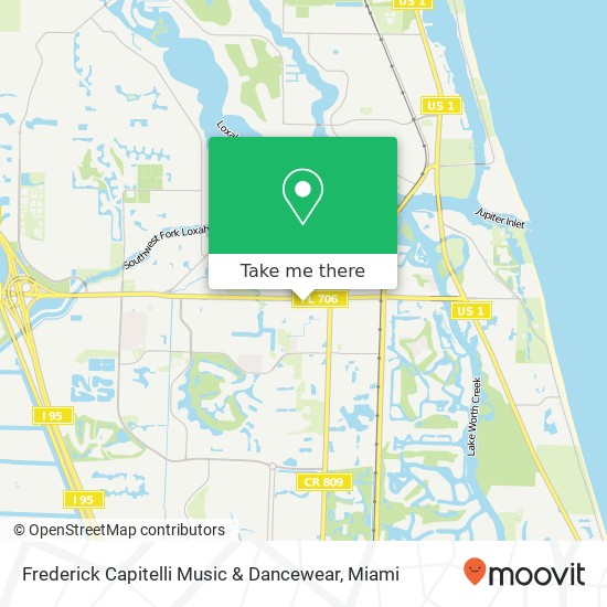 Frederick Capitelli Music & Dancewear map