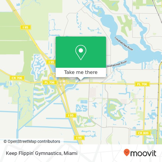 Mapa de Keep Flippin' Gymnastics