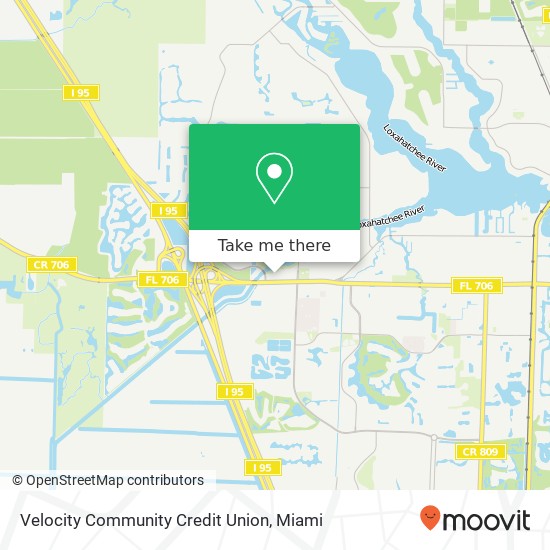 Mapa de Velocity Community Credit Union