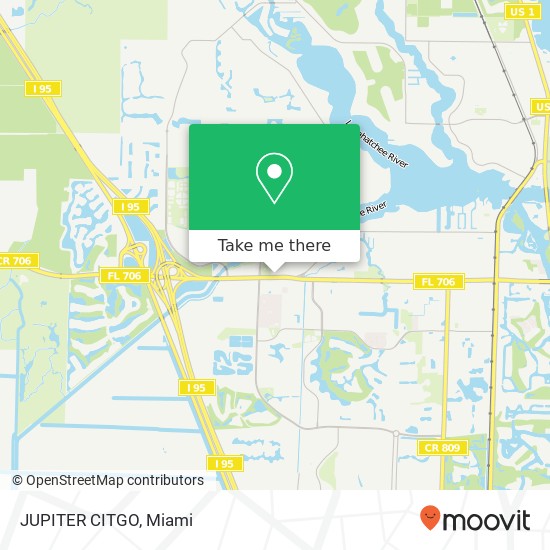 JUPITER CITGO map