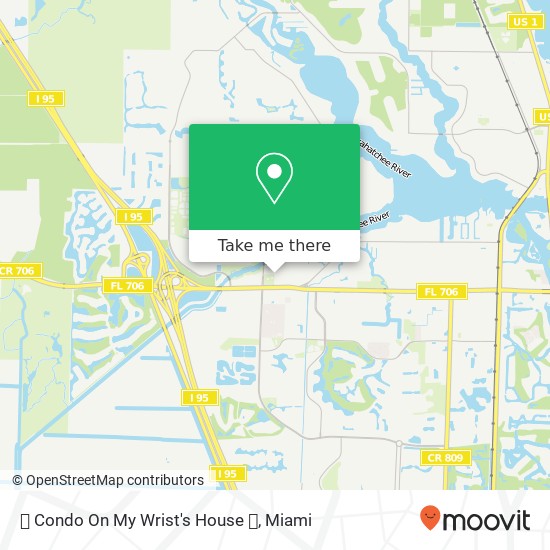  Condo On My Wrist's House  map