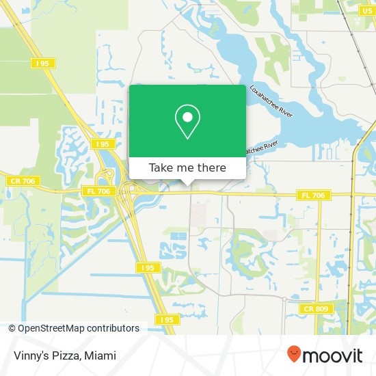 Vinny's Pizza map