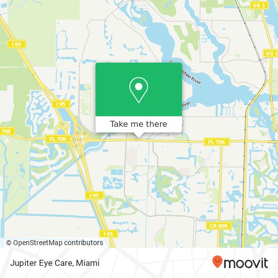 Jupiter Eye Care map