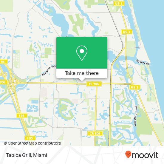 Tabica Grill map